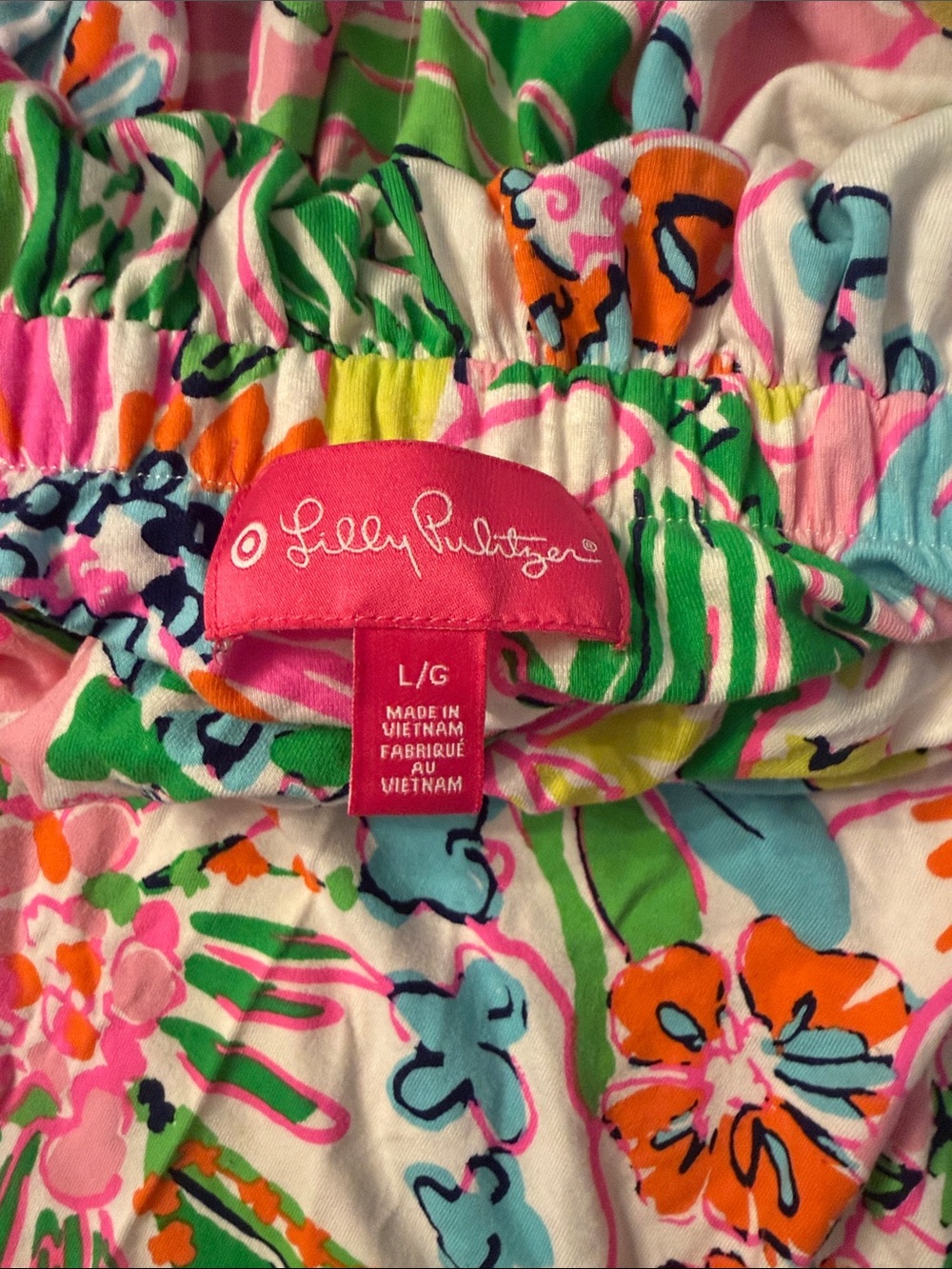Lilly Pulitzer strapless dress - Picture 2 of 3